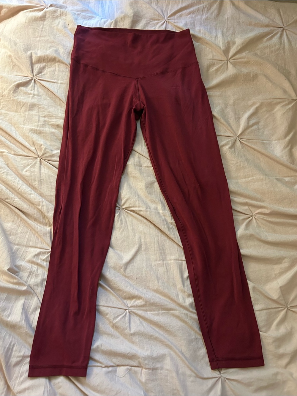 aerie High-Rise Burgundy Maroon Leggings